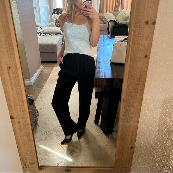 Ann Tjian for KENAR Black High Waisted Pants - Picture 8 of 12